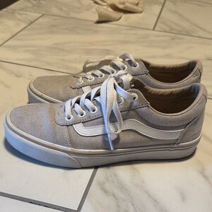 Vans Women's Gray Canvas Sneakers